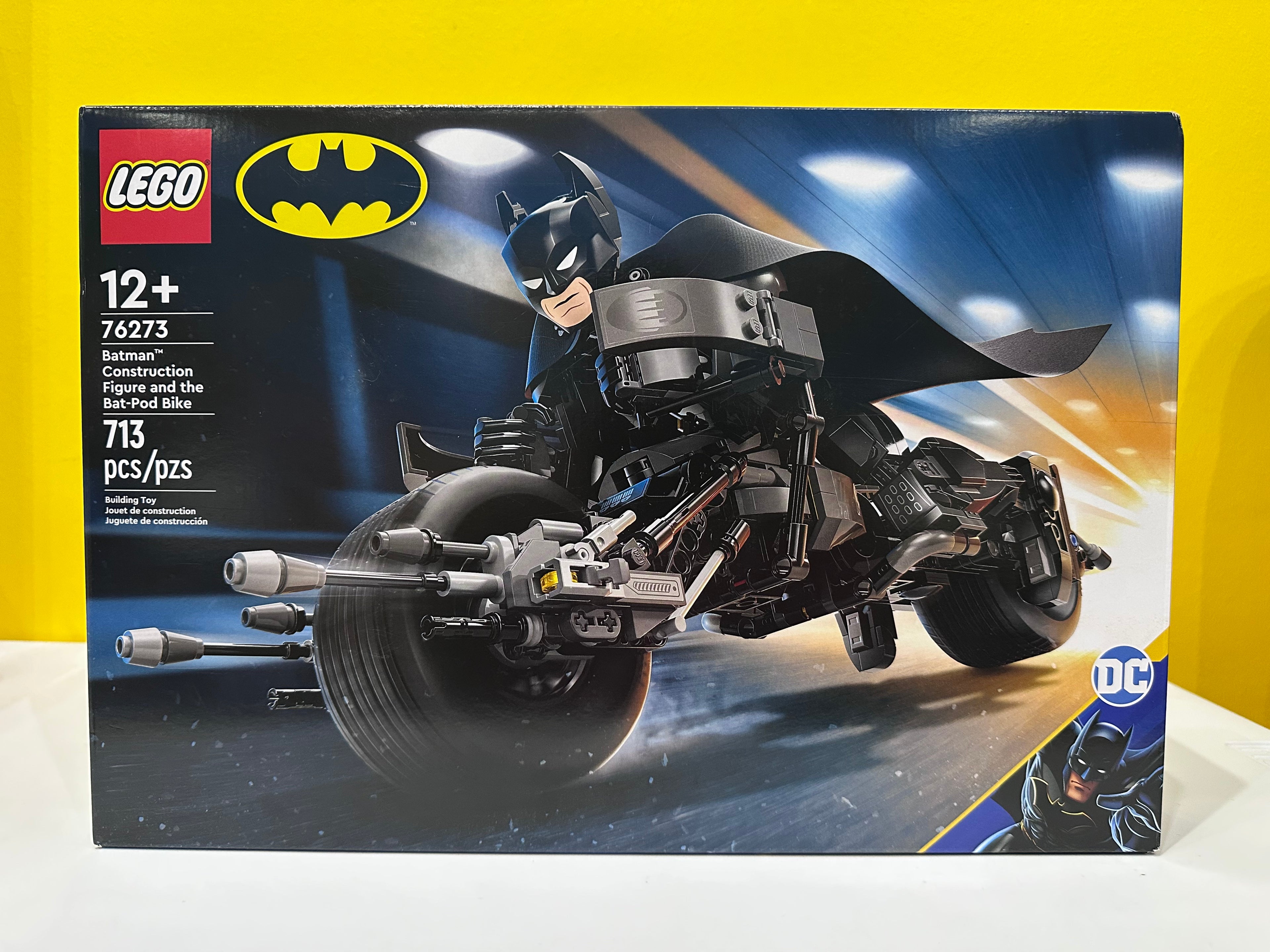Batman Construction Figure and the Bat-Pod Bike