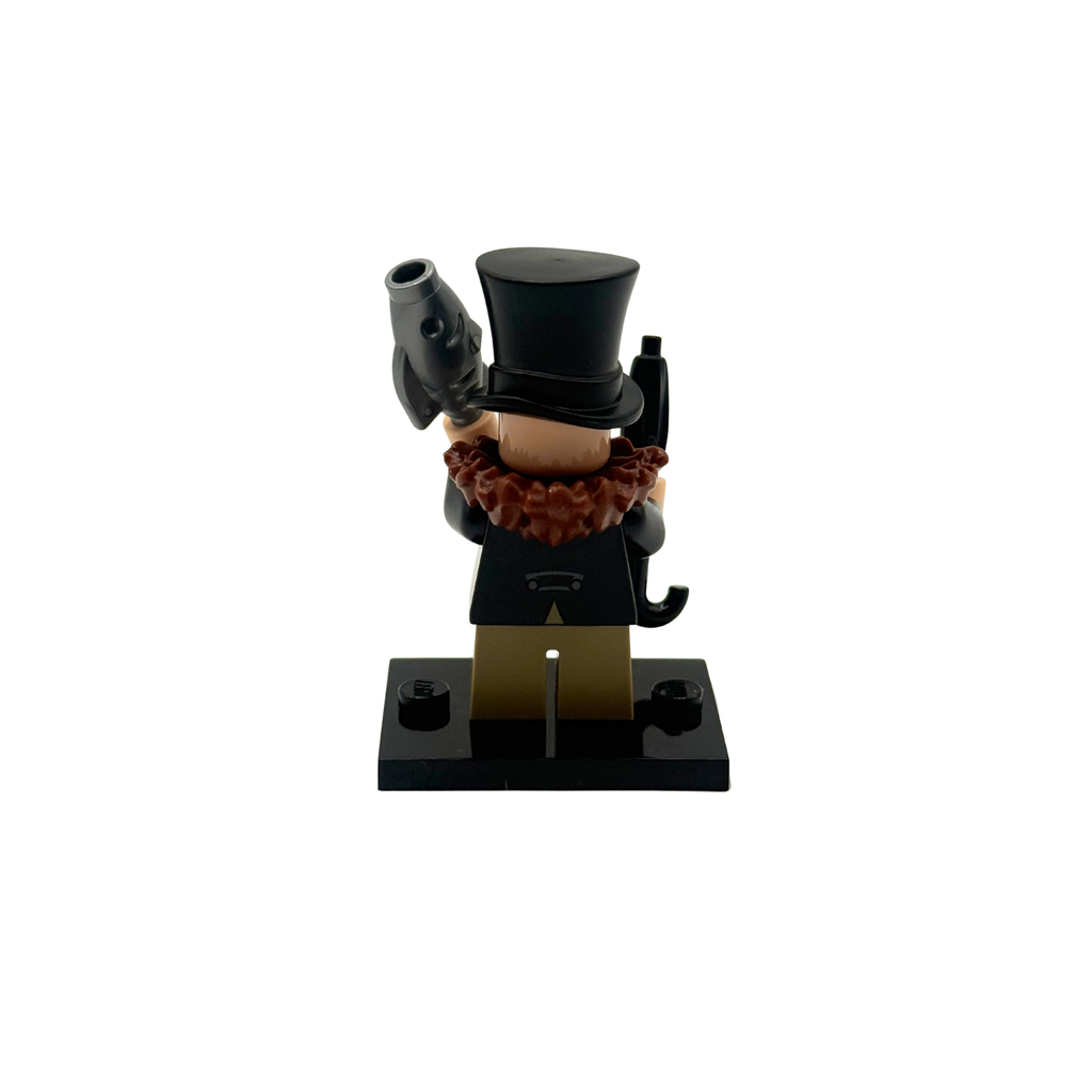 sh0887 The Penguin - Reddish Brown Fur Collar, Dark Tan Waistcoat and Legs