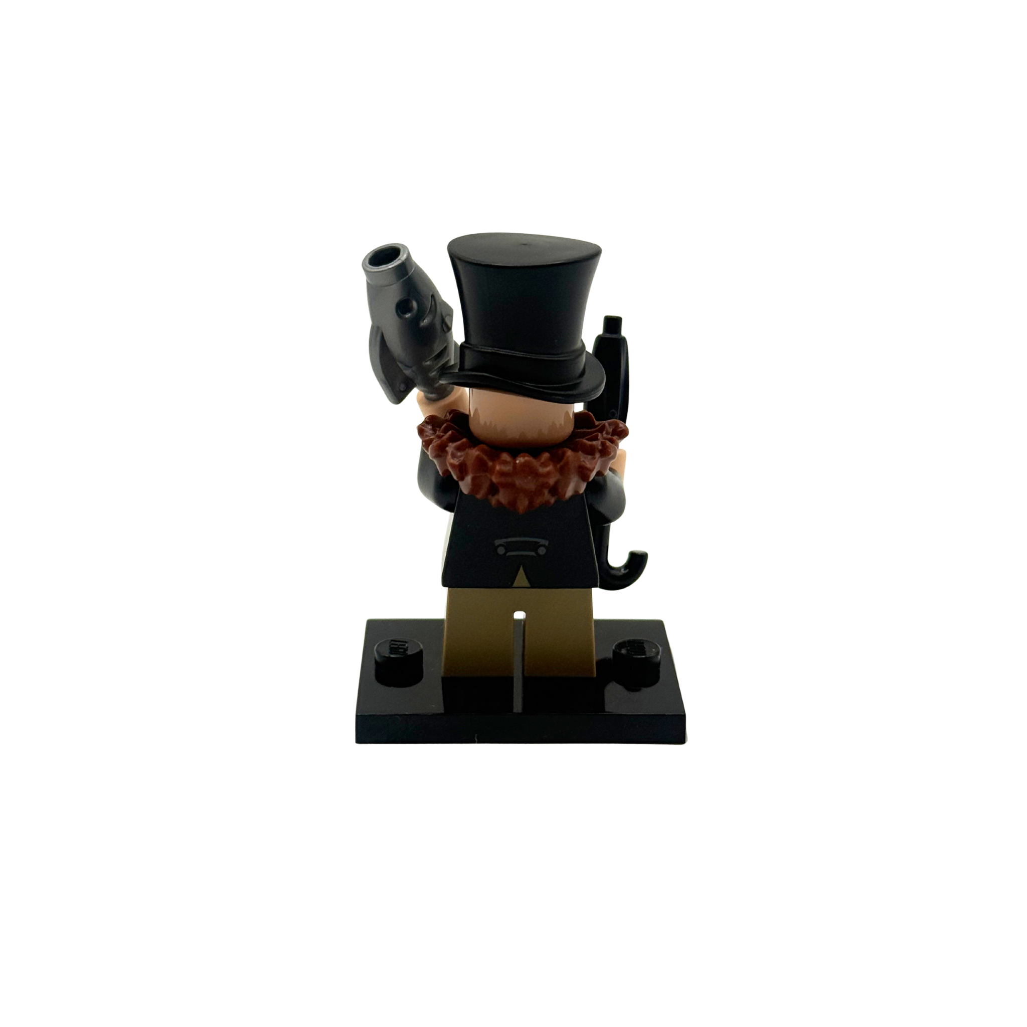 sh0887 The Penguin - Reddish Brown Fur Collar, Dark Tan Waistcoat and Legs