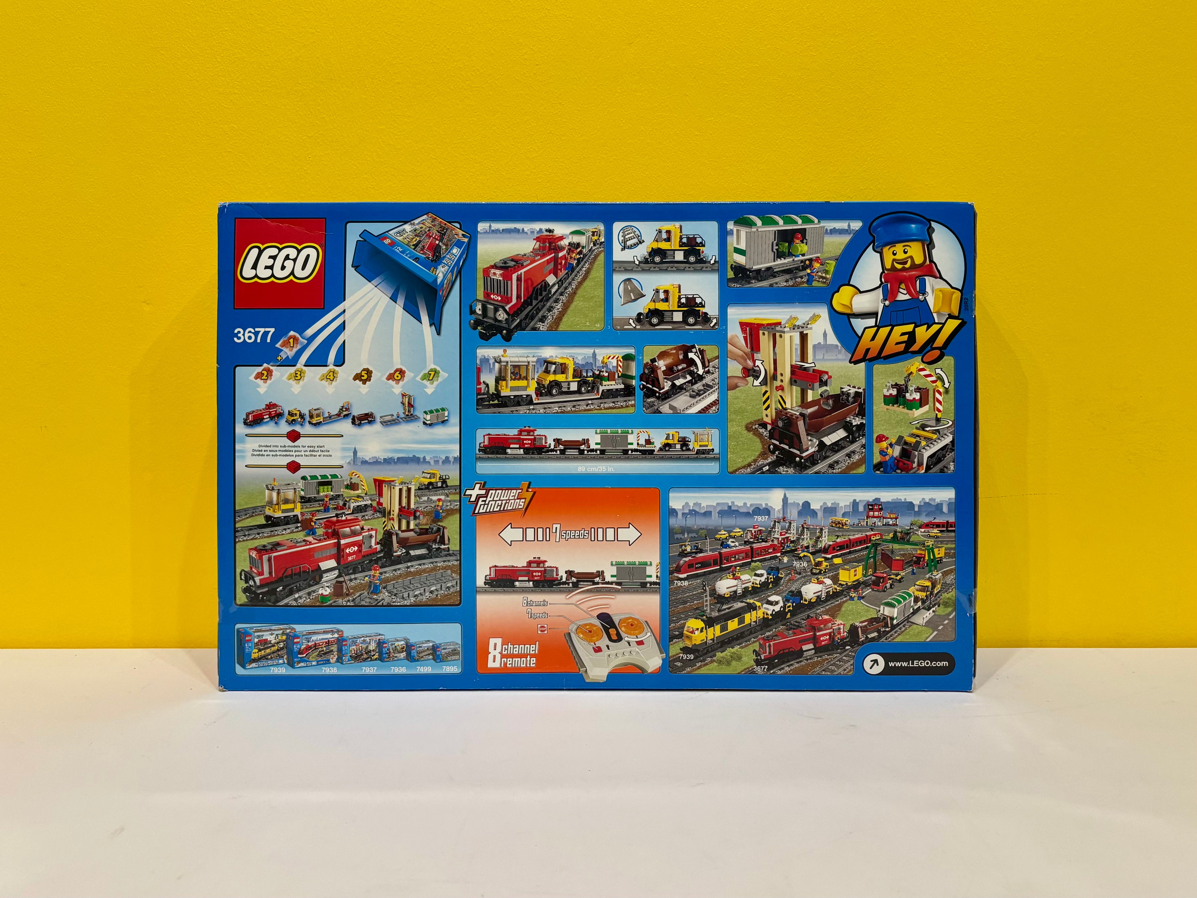 3677 Red Cargo Train